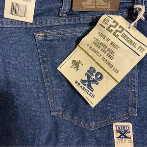 33x32 Twenty X New with tags Wrangler men’s jeans style 22